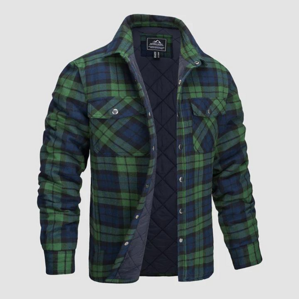 Men's Lumberjack Jacket Lined Warm Hard-Wearing Outdoor Work Coat