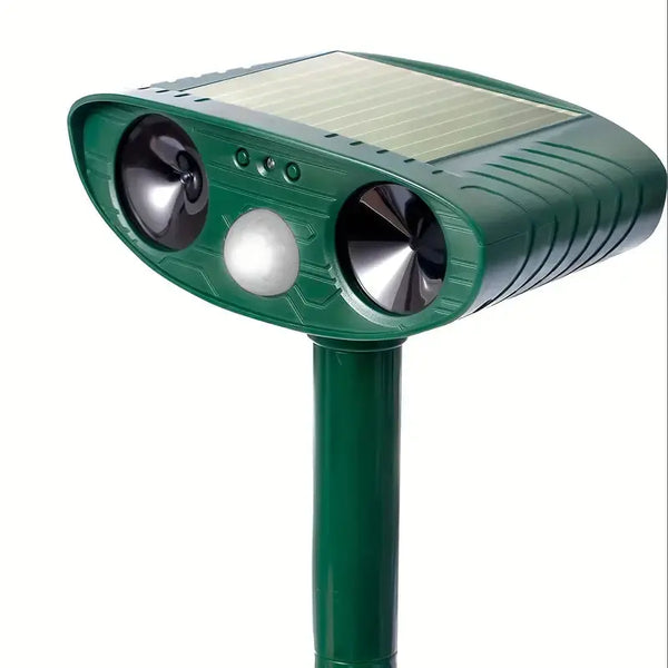 Ultrasonic Cat Repeller Solar-Powered Outdoor Animal Deterrent