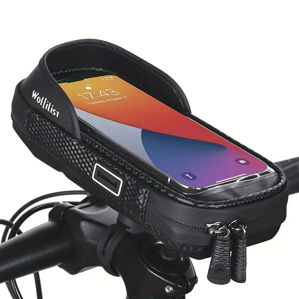 Water-Resistant Bicycle Phone Mount 360 Rotation Bike Handlebar