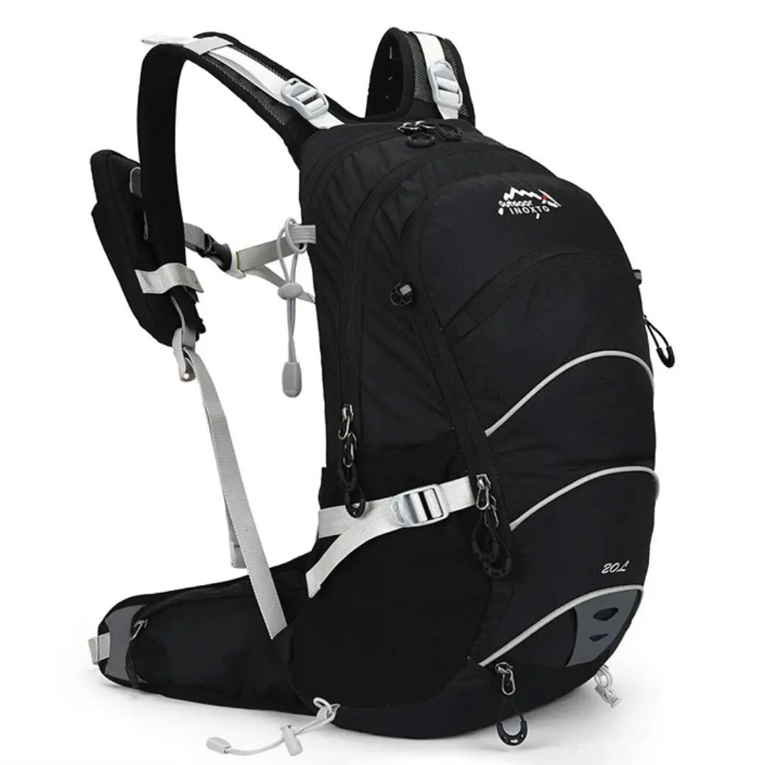 20L Waterproof Backpack – Compact Hiking & Cycling Daypack - Black