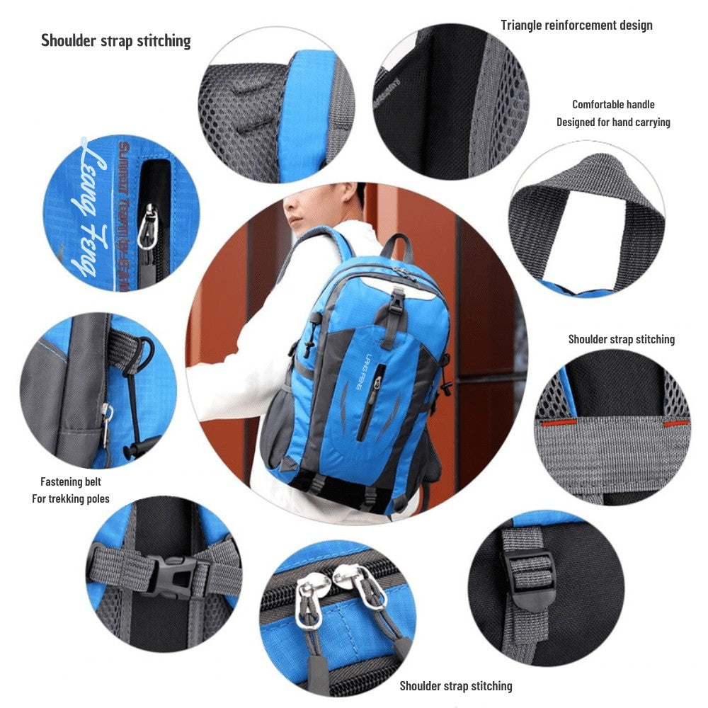 40L Hiking Backpack – Waterproof Ventilated Trekking Pack
