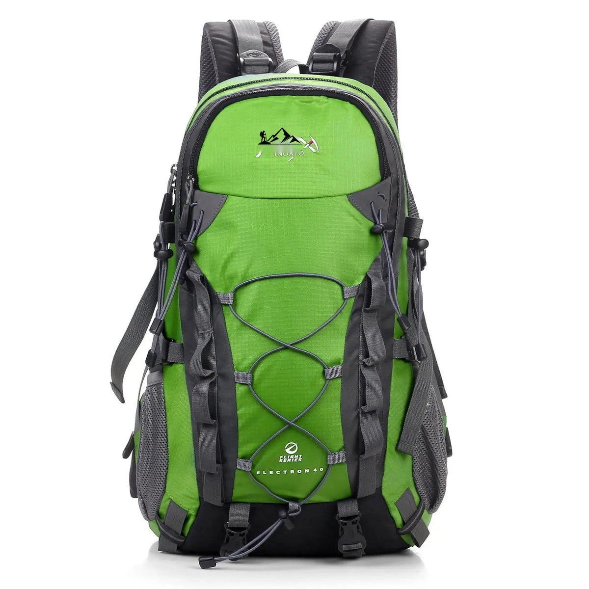 40L Trekking Backpack – Ventilated Outdoor Hiking Pack - Green