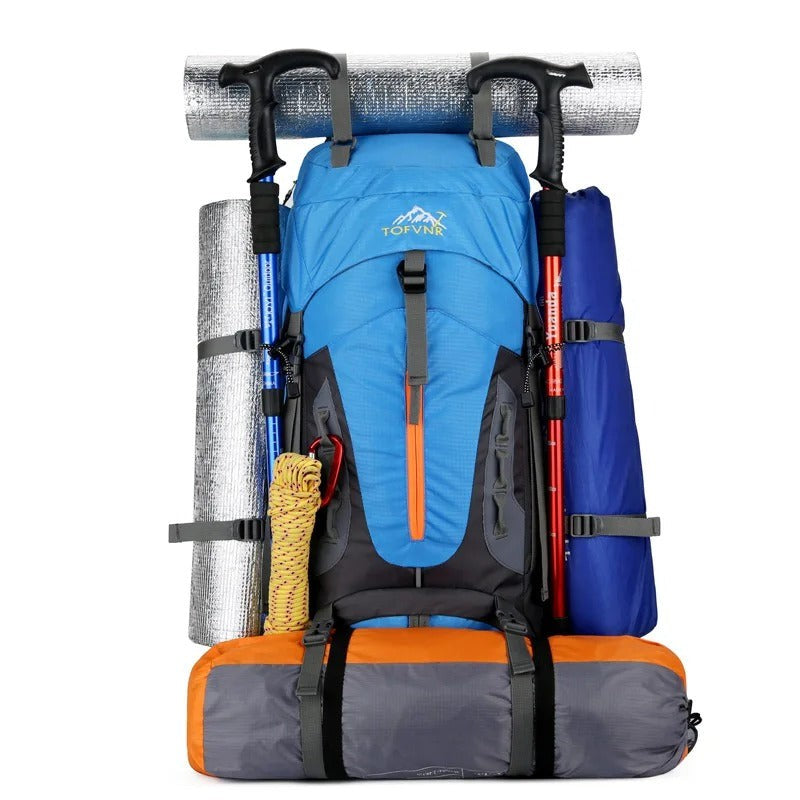 60L Waterproof Backpack – Large Hiking & Trekking Pack
