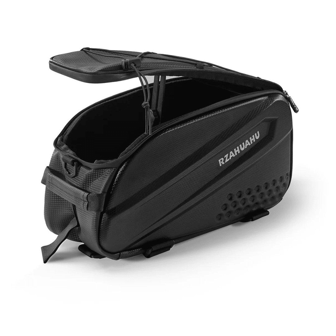 Bike Pannier – Water-Resistant Rigid Rear Rack Bag - Black