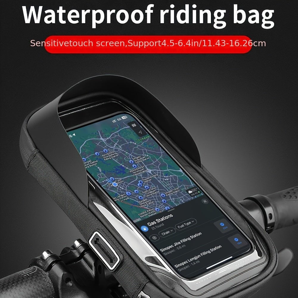 Bike Phone Holder – Waterproof 360° Rotating Mount