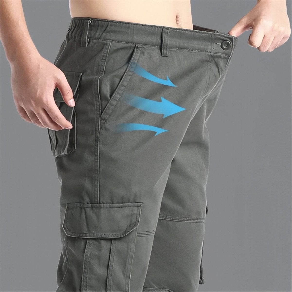 Cargo Hiking Pants – Breathable Adjustable Multi-Pocket