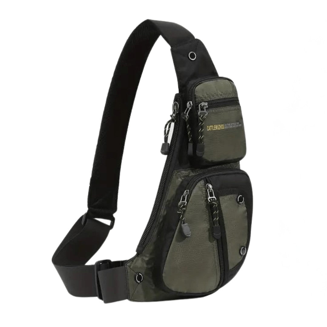 Crossbody Bag – Weather-Resistant Anti-Theft Secure Sling - Green