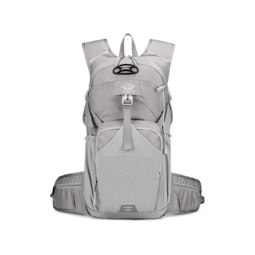 Cycling Backpack 20L – Water-Resistant Reflective Pack - Gray