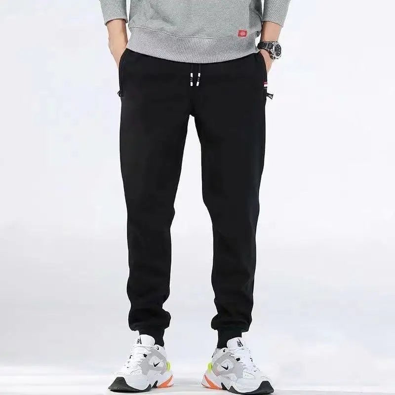 Fleece-Lined Joggers – Warm Drawstring Outdoor Sweatpants