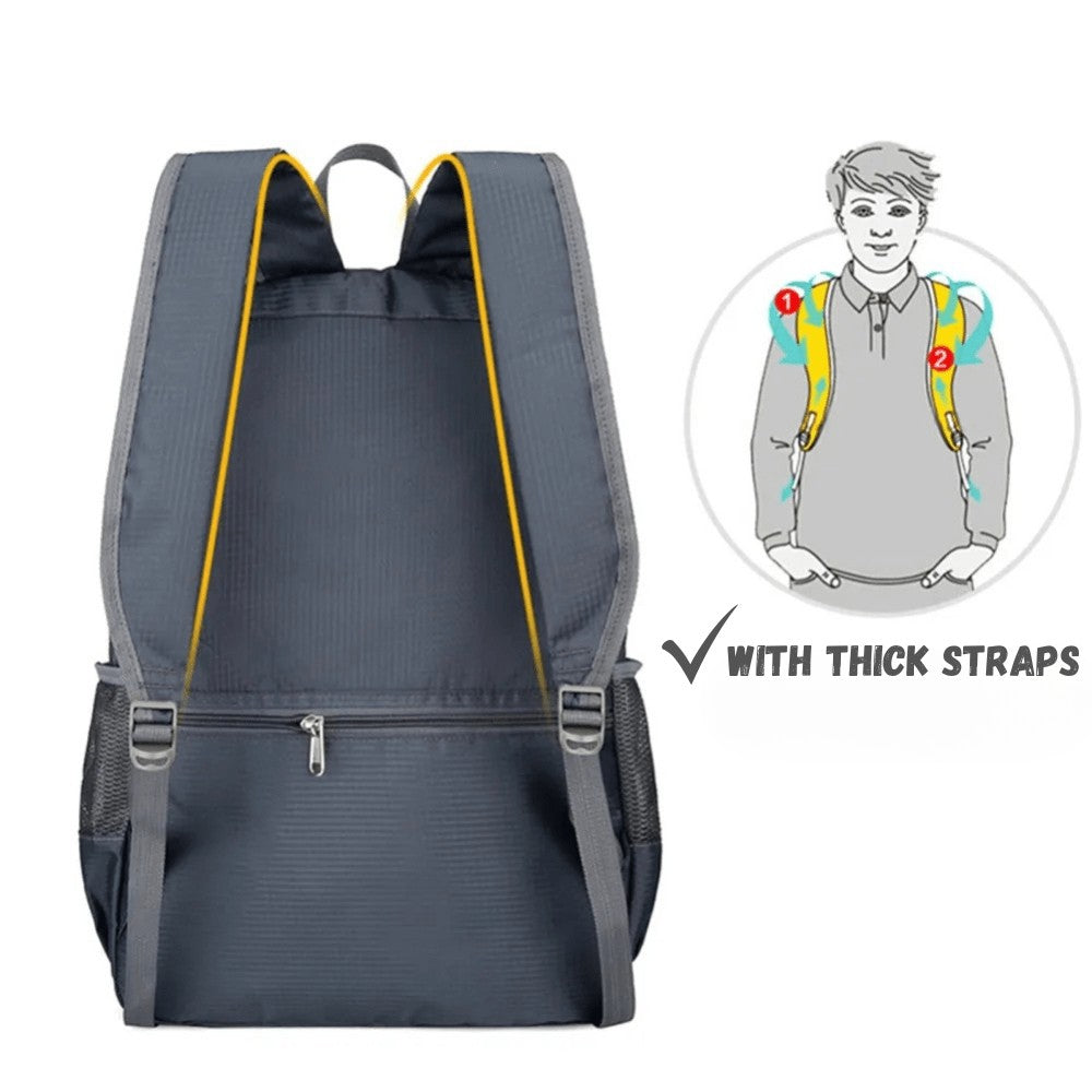 Foldable 30L Backpack – Ultralight Water-Resistant Oxford