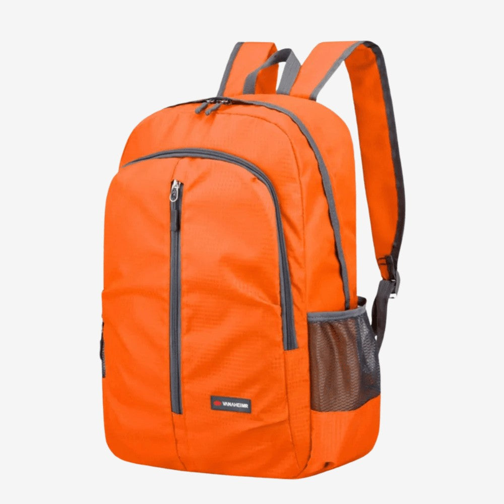 Foldable 30L Backpack – Ultralight Water-Resistant Oxford - Orange