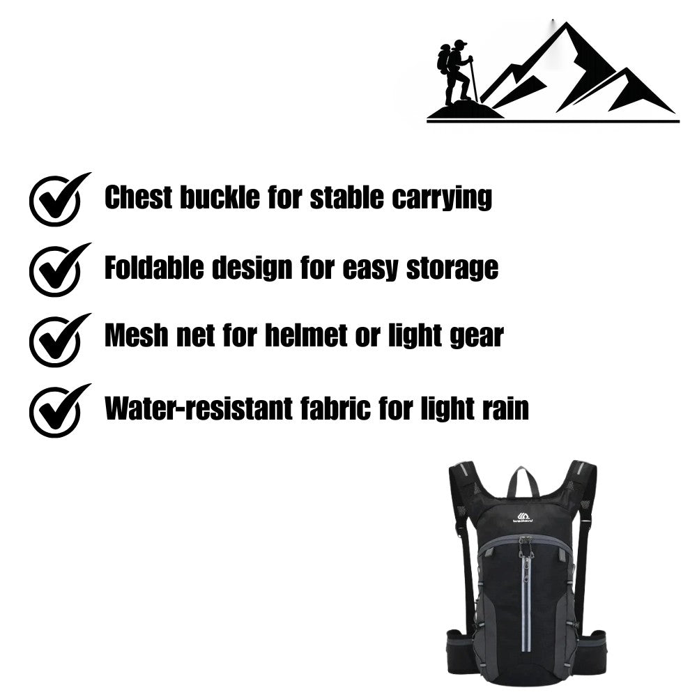 Foldable Daypack – Ultralight Packable Hiking Backpack