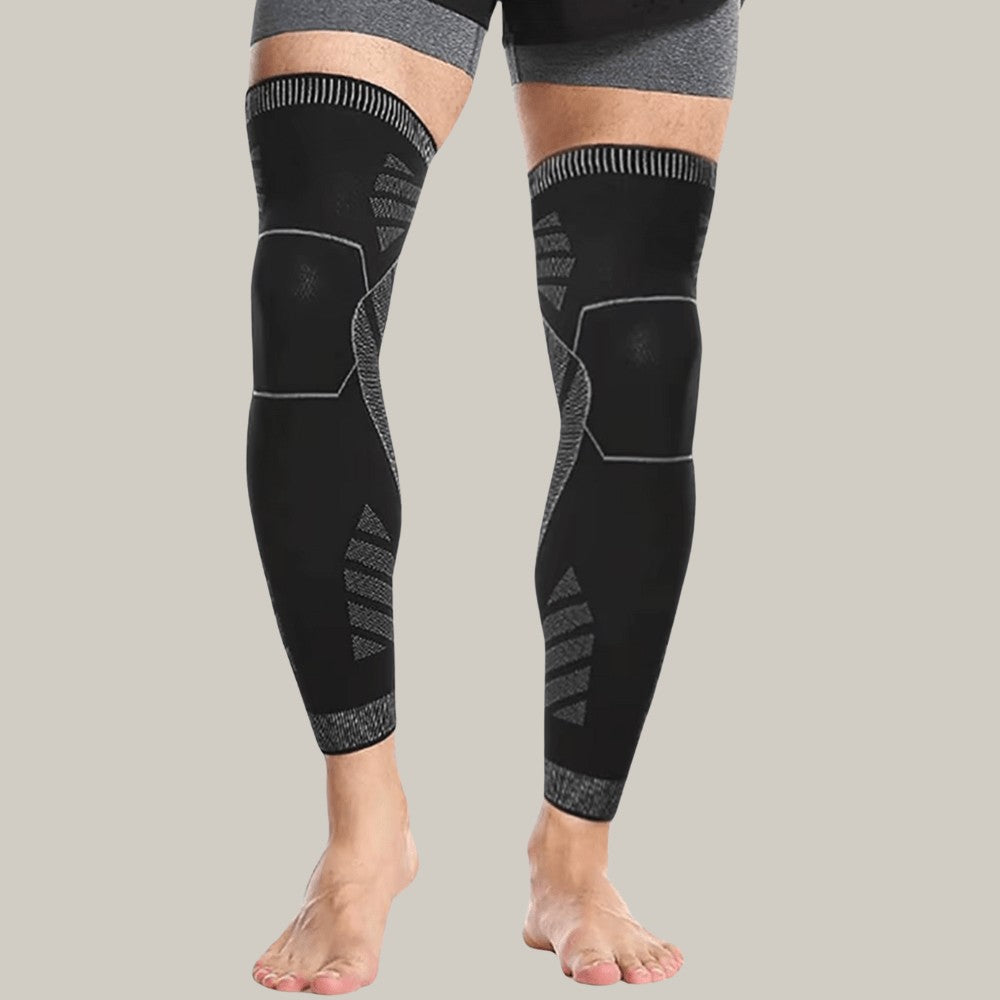 Full-Length Knee Sleeves – Compression Support Pair