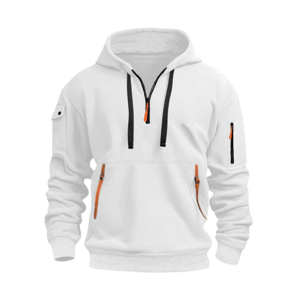 Half-Zip Hoodie – Breathable Lightweight Outdoor Layer