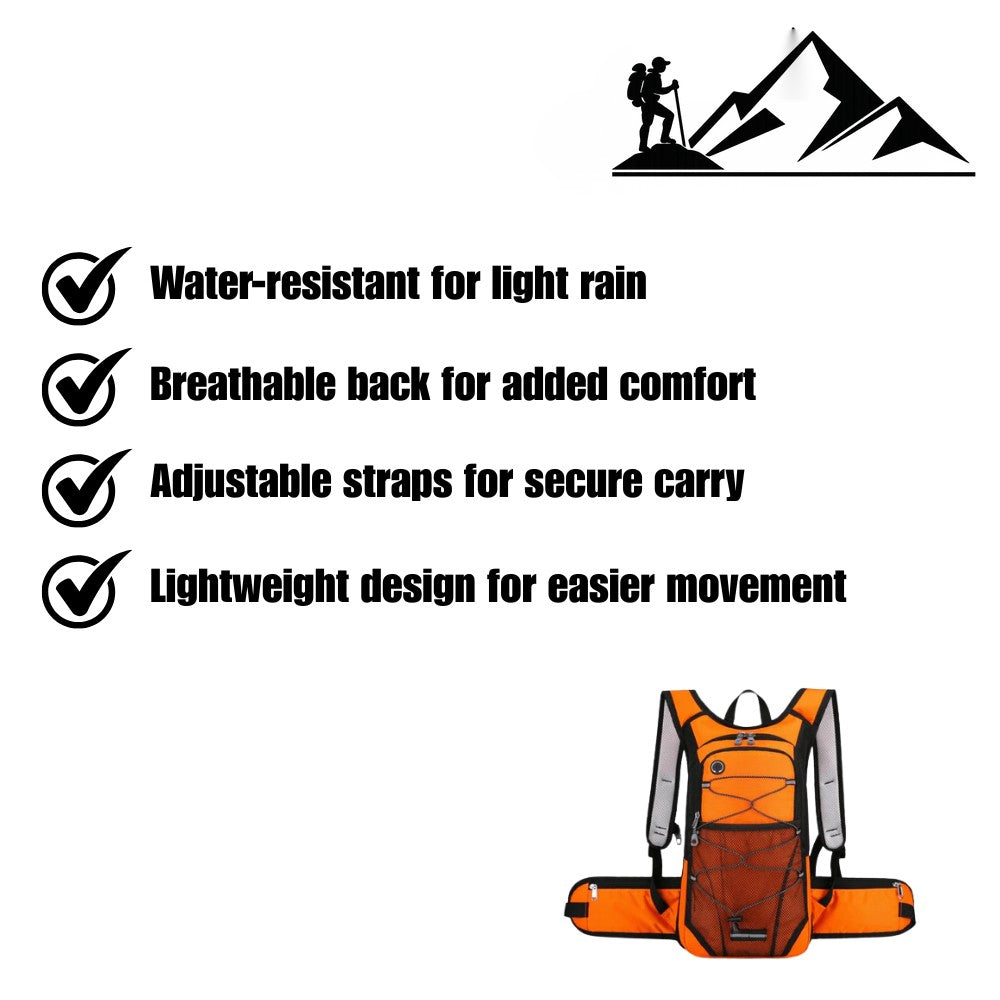 Hiking Daypack – Lightweight Water-Resistant Trail Pack