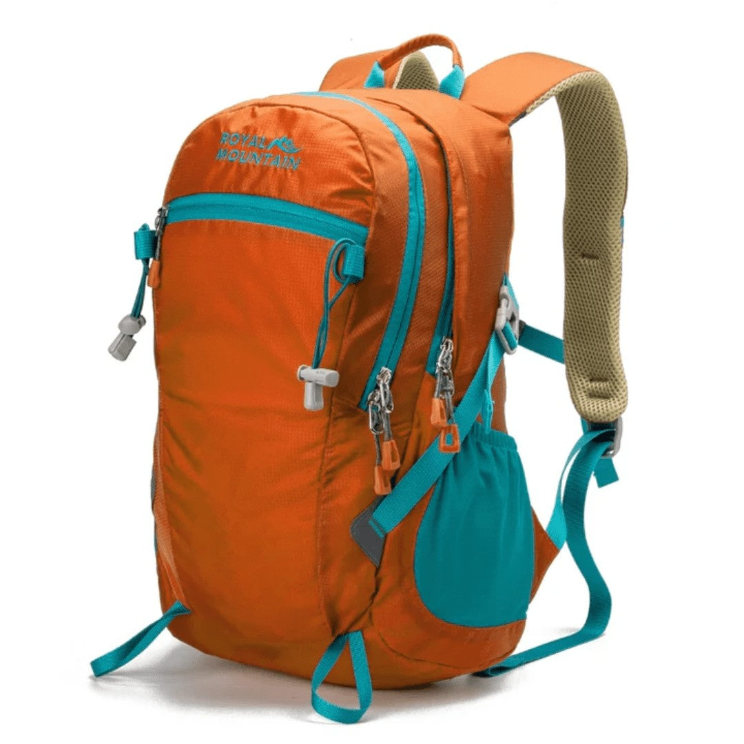 Hiking Daypack – Water-Resistant Lightweight Backpack - Orange