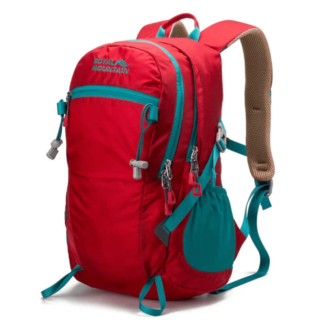 Hiking Daypack – Water-Resistant Lightweight Backpack - Red