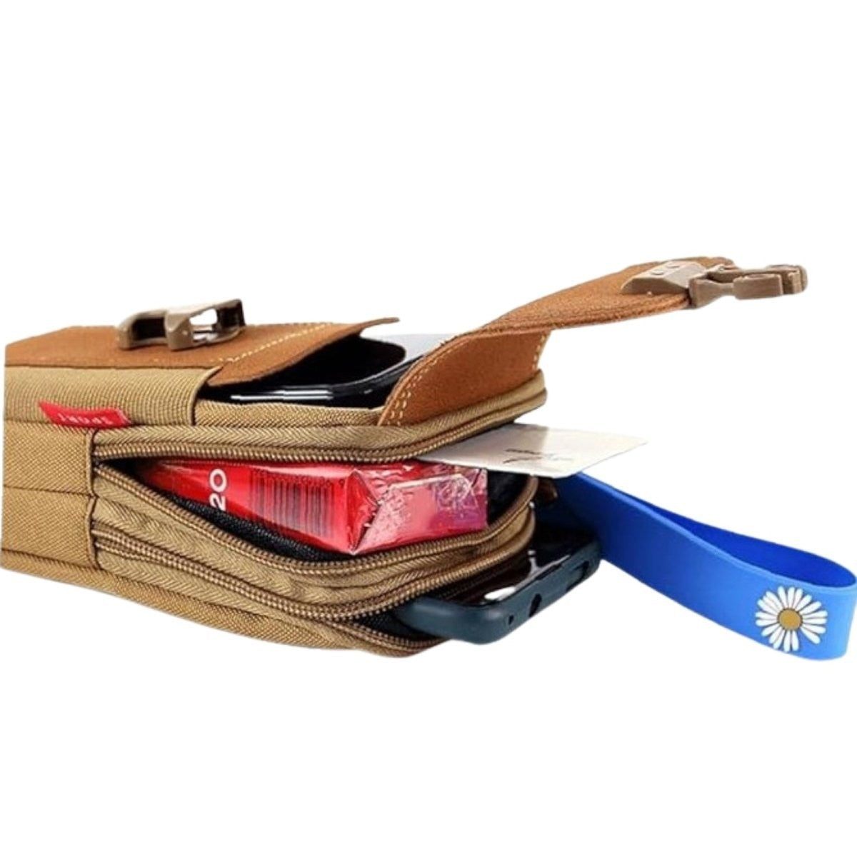 Hiking Pouch – Compact Belt-Attachment Zip Organizer