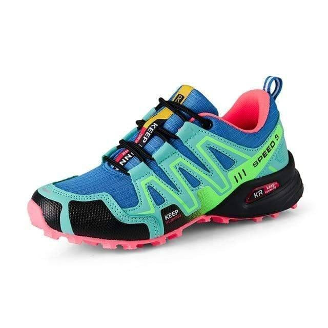 Hiking Shoes – Rugged Non-Slip Breathable Canvas Sneakers - Green