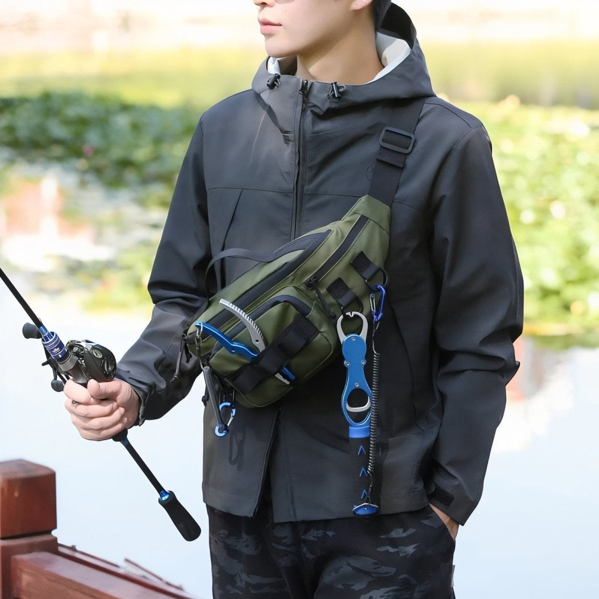 Hiking Waist Pack – Compact Water-Resistant Zip Hip Bag