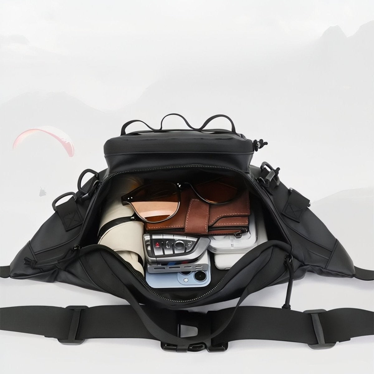 Hiking Waist Pack – Compact Water-Resistant Zip Hip Bag
