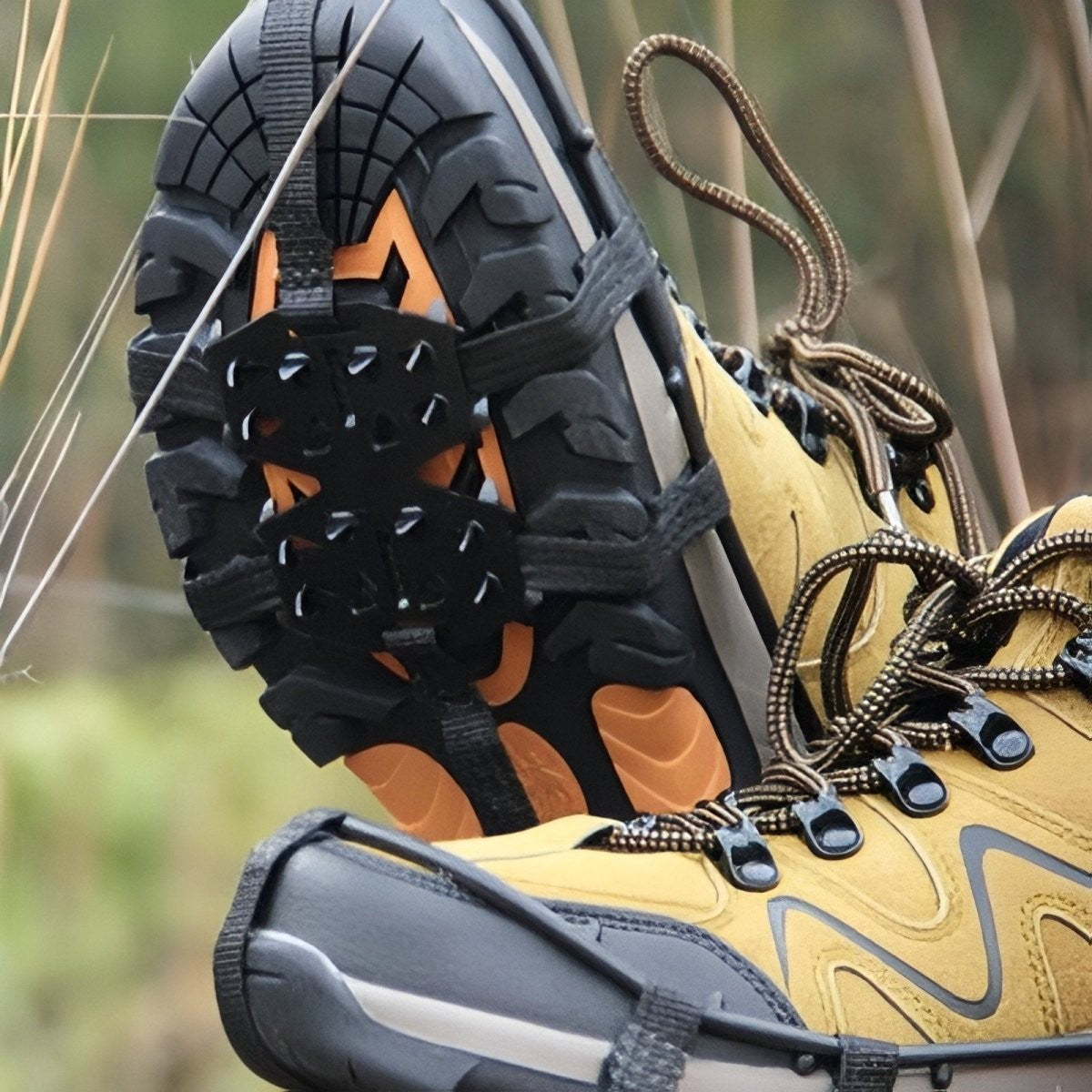 Ice Crampons – 24-Spike Stainless Steel Winter Traction