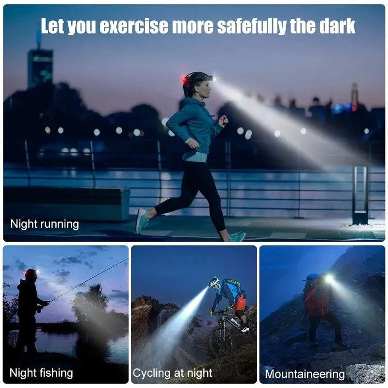 LED Headlamp – Rechargeable 2000-Lumen Zoom Water-Resistant