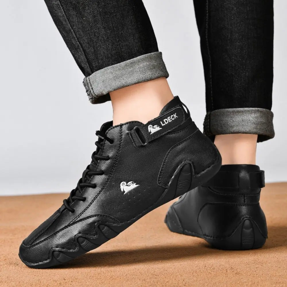 Men's Barefoot Shoes – Waterproof Wide Toe Box Minimalist Sneakers