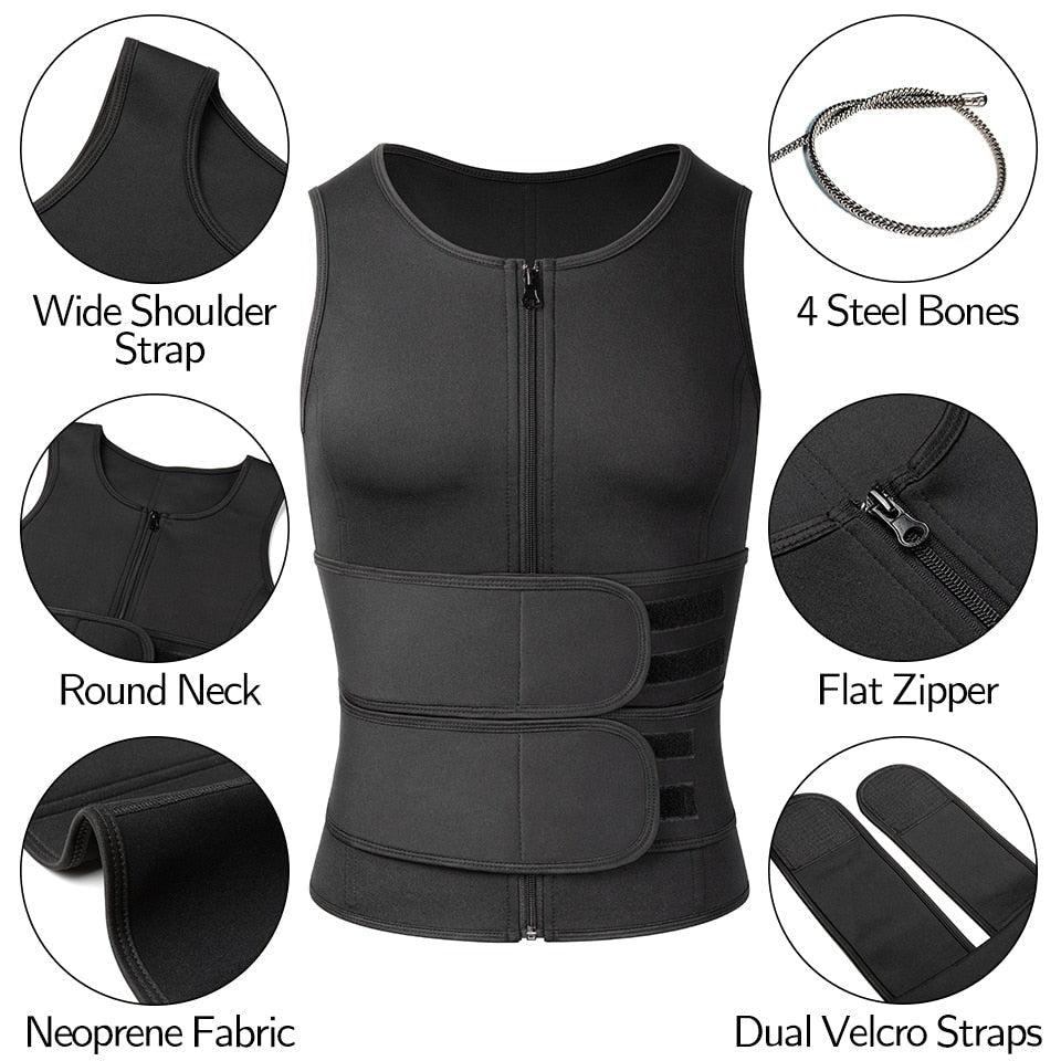 Men's Compression Vest – Lightweight Breathable Training