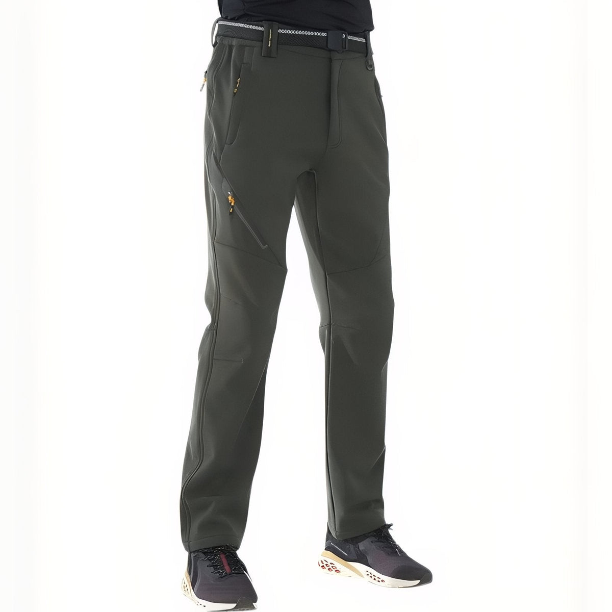 Men's Fleece-Lined Hiking Pants – Waterproof Thermal Trail Pants