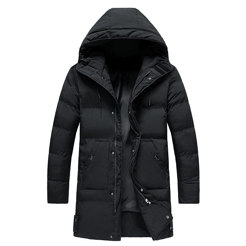 Men's Hooded Puffer Jacket – Insulated Winter Coat