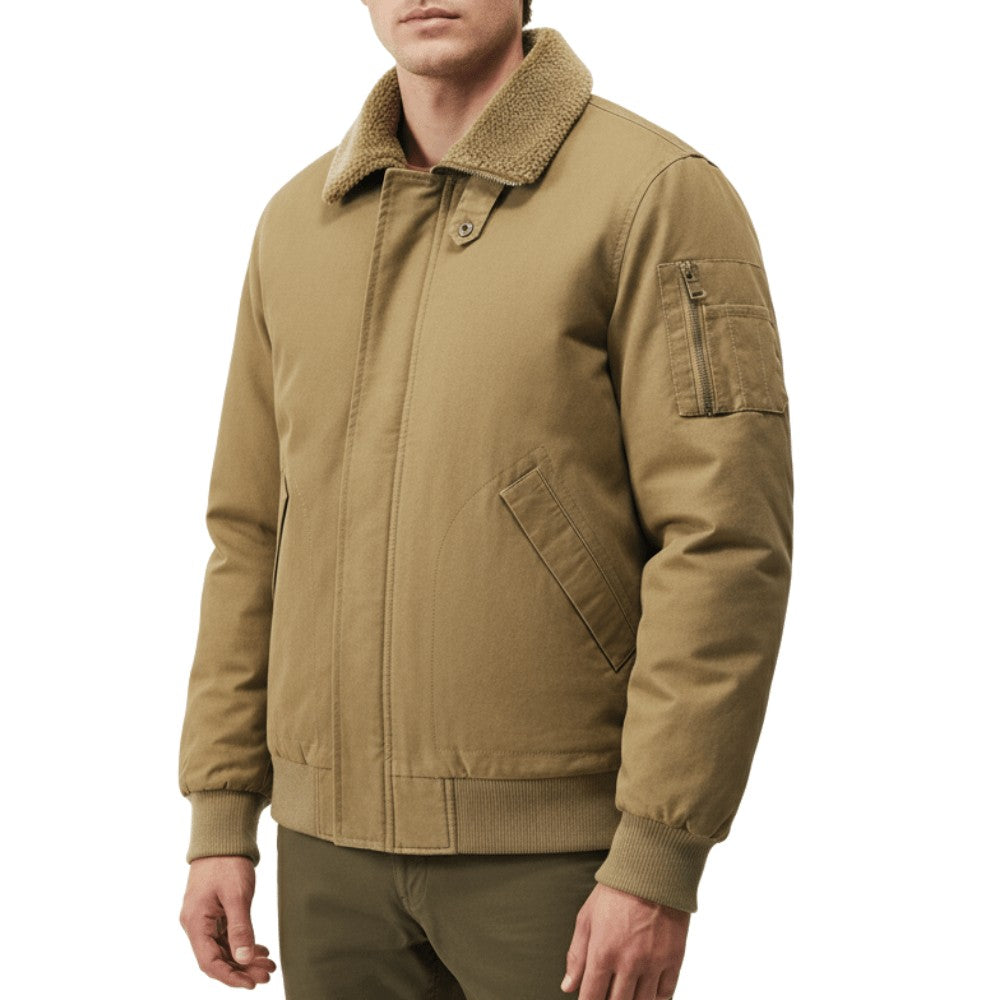 Men's Insulated Cotton Jacket – Warm Outdoor Winter Layer