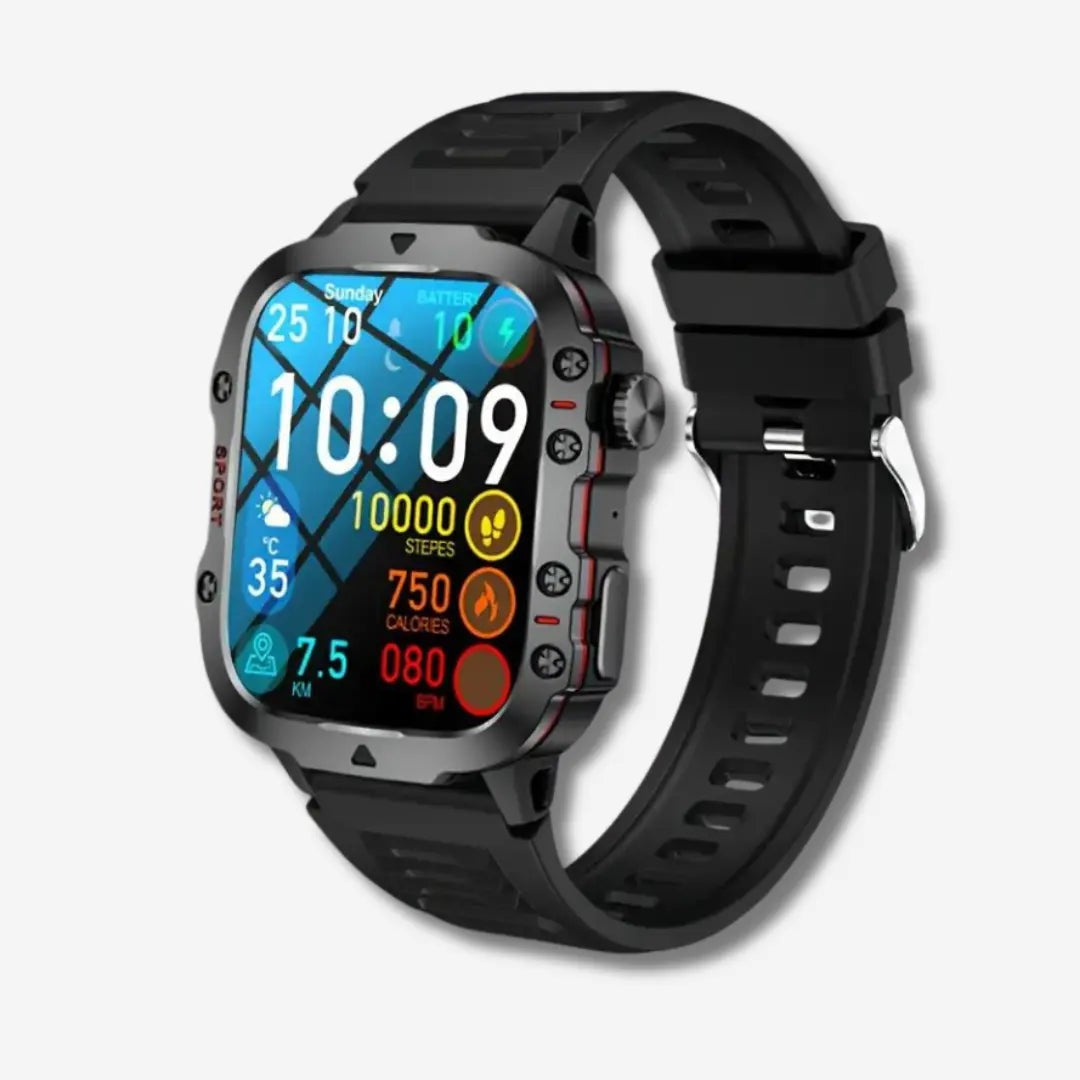 Men's Sport Smartwatch – IP68 Waterproof Fitness Watch, 100+ Modes