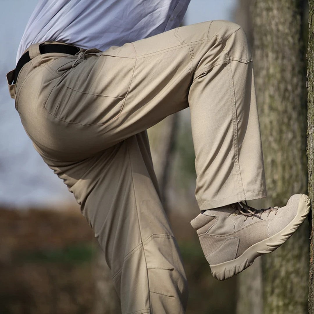 Men's Tactical Cargo Pants – Water-Resistant Ripstop Work Pants