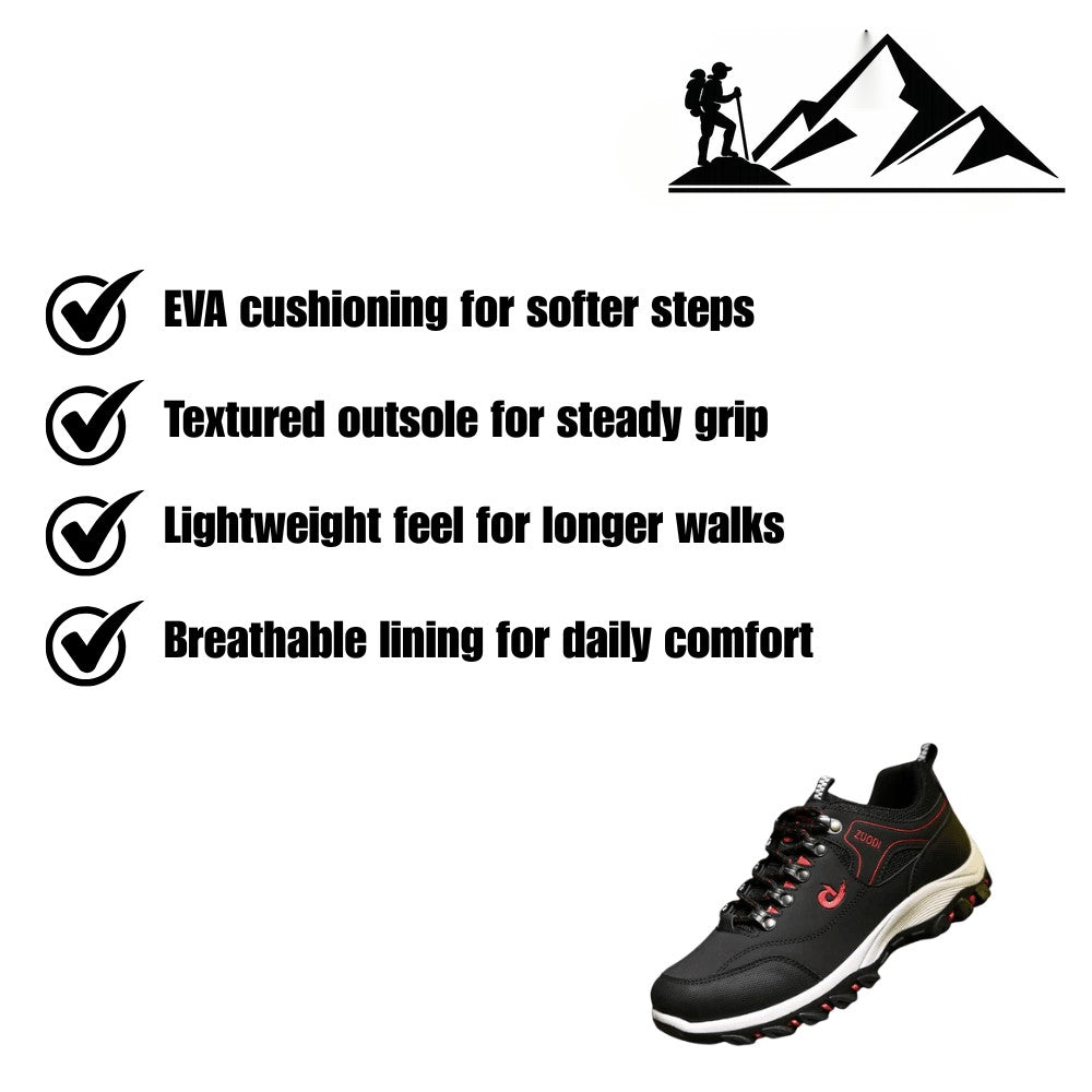 Men's Walking Shoes – Lightweight Cushioned Sneakers