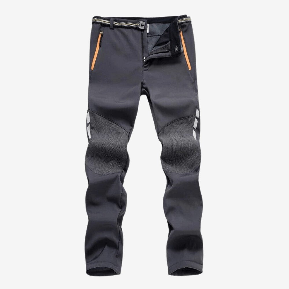 Men's Waterproof Hiking Pants – Insulated Fleece-Lined Softshell
