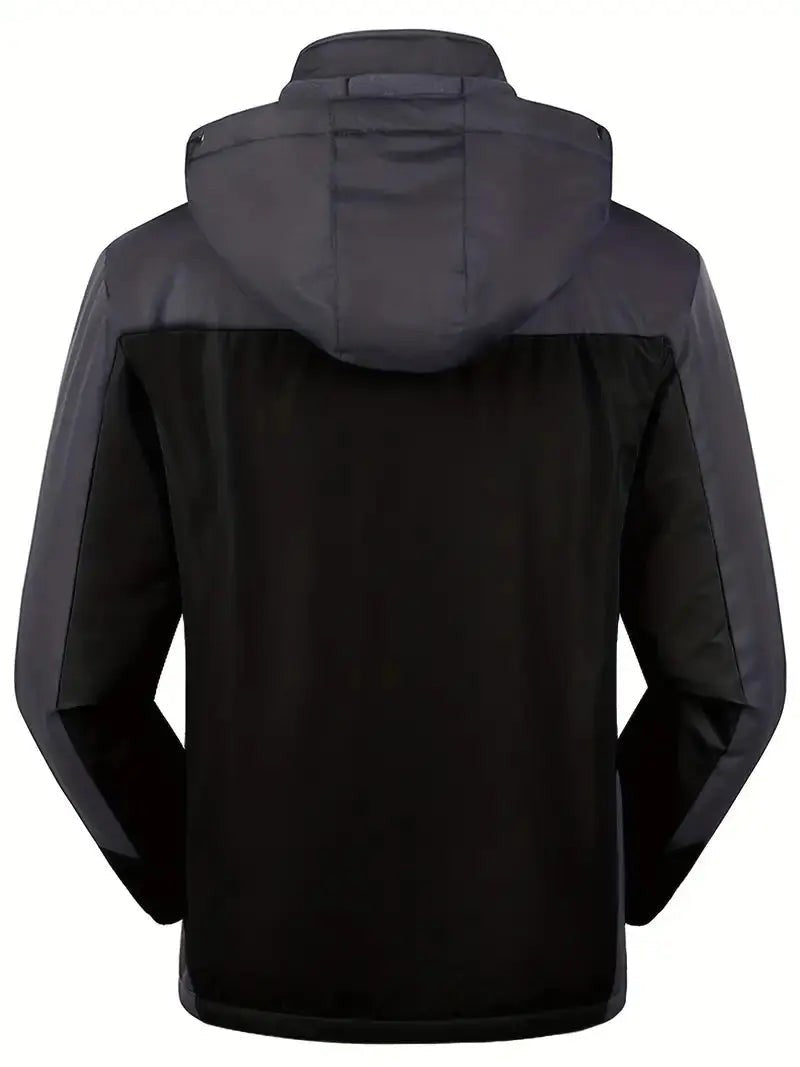 Padded Winter Jacket – Waterproof Windproof Fleece-Lined