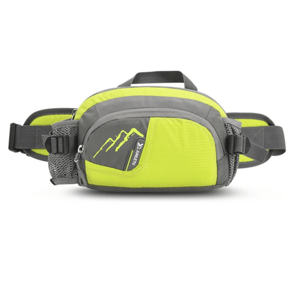 Running Waist Pack – Water-Resistant Bottle Holder Belt - Green