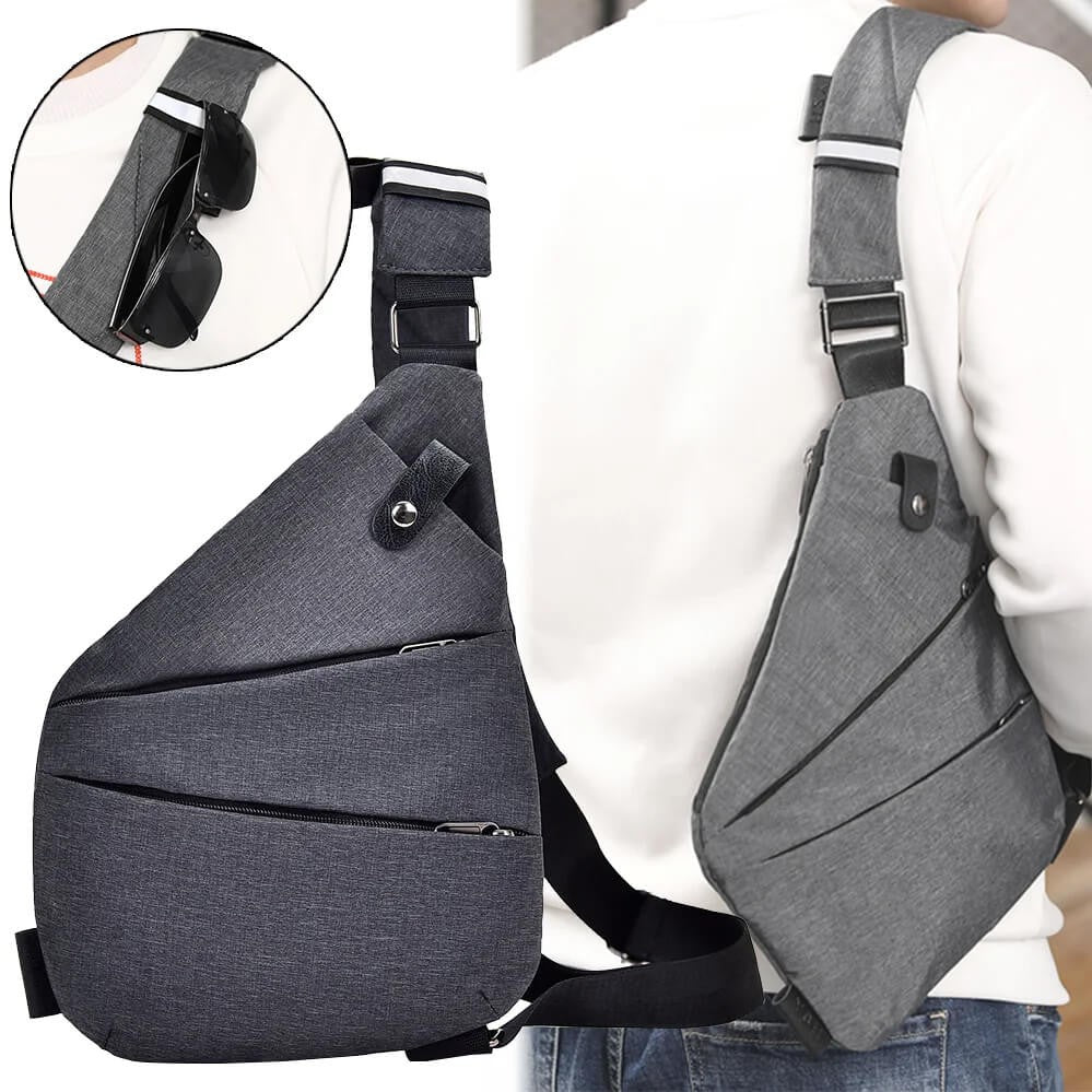 Shoulder Bag – Slim Water-Resistant 1000D Travel Sling