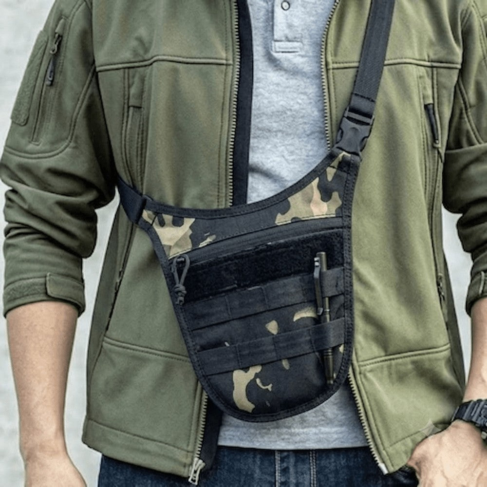 Shoulder Bag – Water-Resistant Anti-Theft Travel Sling - Camouflage