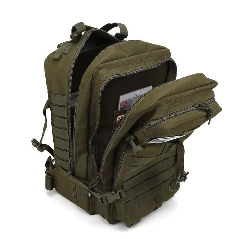 Tactical Military Backpack 50L – MOLLE Waterproof Assault Pack