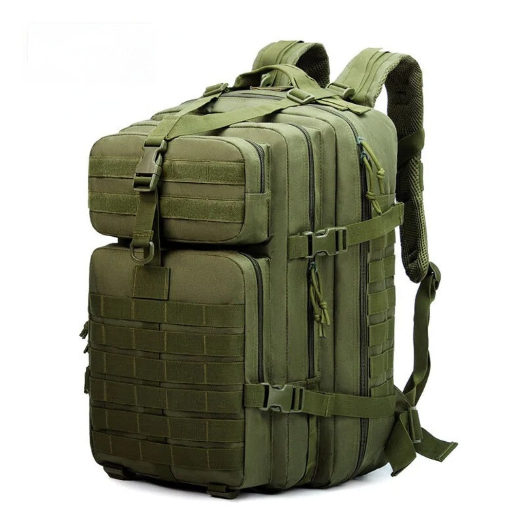 Tactical Military Backpack 50L – MOLLE Waterproof Assault Pack - Green