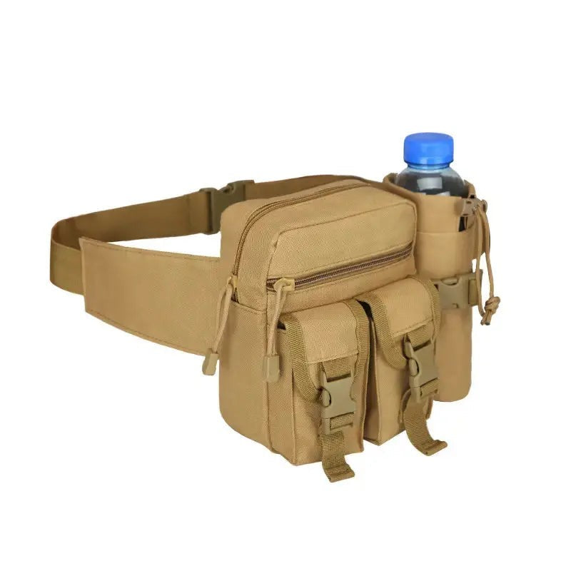 Tactical Waist Bag – MOLLE Hip Pack for Hiking & Cycling - Khaki