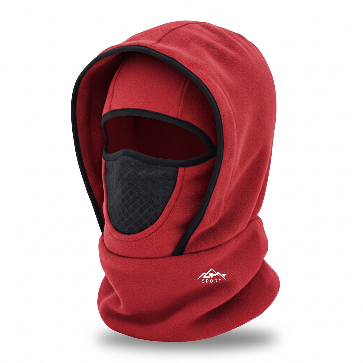 Thermal Balaclava – Windproof Full-Face Mask & Neck Cover - Red