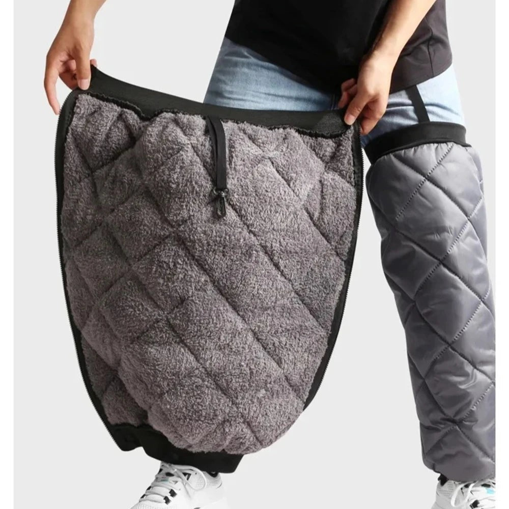 Thermal Leg Warmers – Water-Resistant Knee-Protection Zip