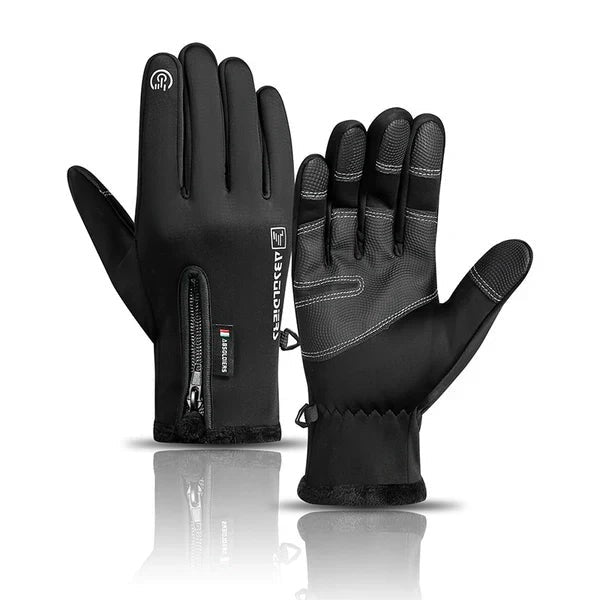 Touchscreen Winter Gloves – Waterproof Insulated Grip - Black