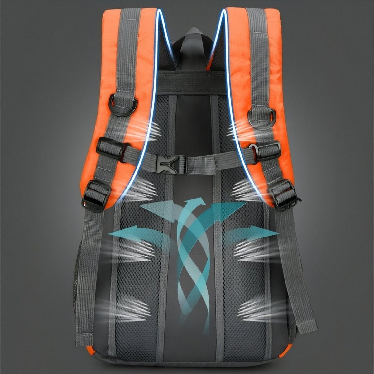 Ventilated 30L Hiking Backpack – Water-Resistant Daypack