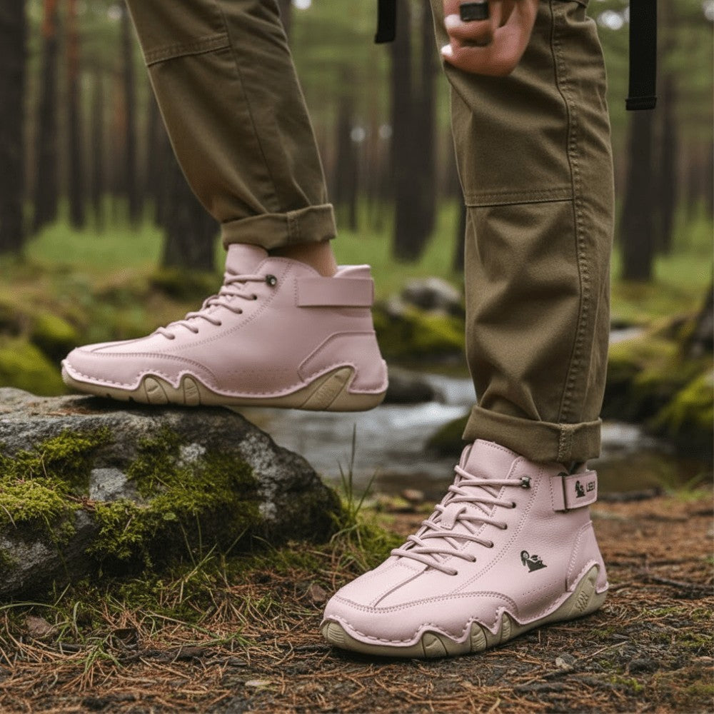 Walking Shoes – Breathable Non-Slip Cushioned Sneakers - Pink