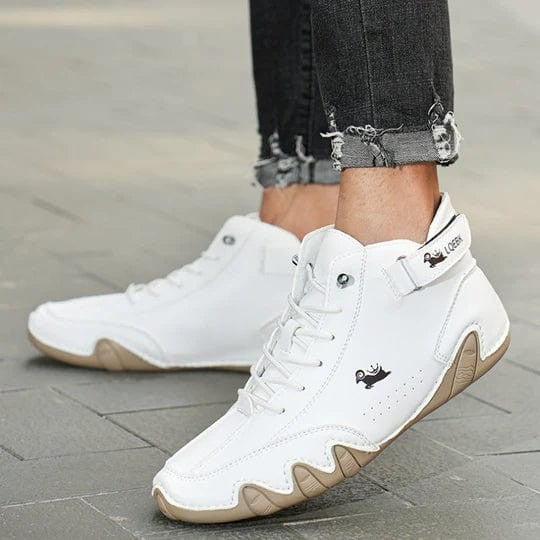 Walking Shoes – Breathable Non-Slip Cushioned Sneakers - White