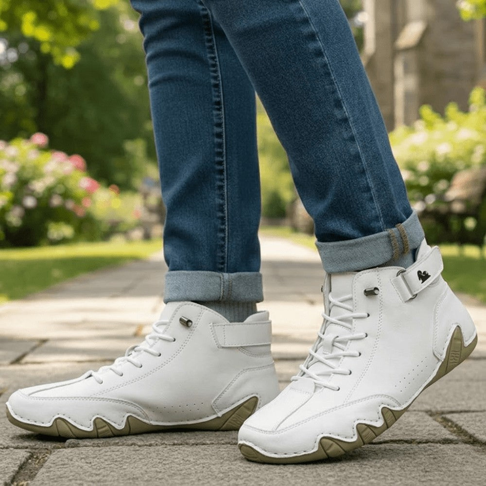 Walking Shoes – Lightweight Breathable Cushioned Trail Sneakers - White